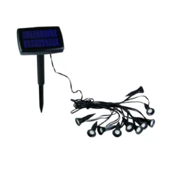 Flector Garten LED-Solar-Spotlichterkette inkl 10 Spots