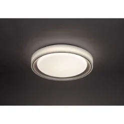 Flector LED-Deckenleuchte Lunetta 24 Watt weiss/silber 3000-6500K