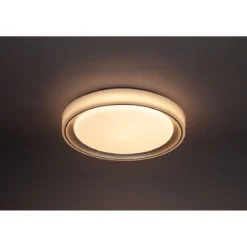 Flector LED-Deckenleuchte Lunetta 24 Watt weiss/silber 3000-6500K