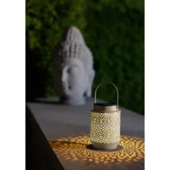 Flector LED Solar Laterne Lina sand 10 x 8 cm