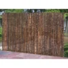 floraworld Sichtschutz Bambus-Matte Black 3,0x0,9 m