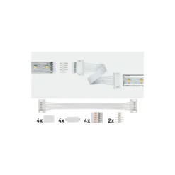 Function MaxLED Universal Connector 2erPack Weiss