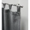 Gardinenstangen Set ausziehbar Durchmesser 16/19 mm 120-210 cm Edelstahl-Optik