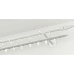 GardiniaGardinenstange Chicago mit Innenlauf Durchmesser 16 mm 120 cm weiß