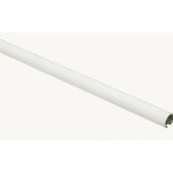GardiniaGardinenstange Chicago mit Innenlauf Durchmesser 16 mm 240 cm weiß