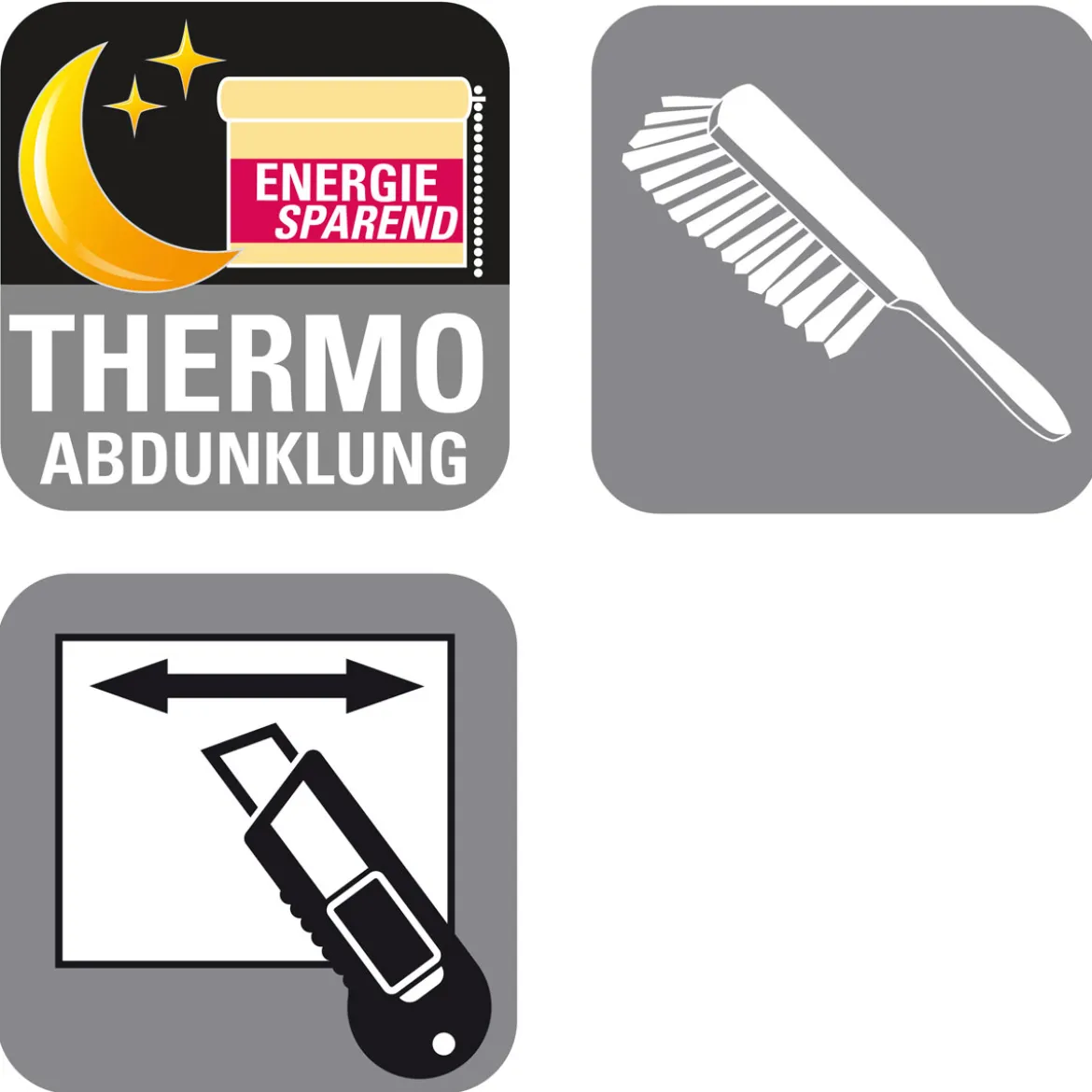 GardiniaThermo-Rollo crema 82x160 cm