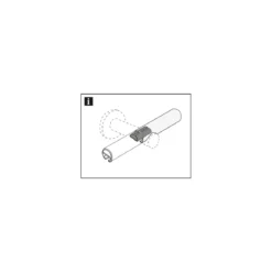 GardiniaVerbinder für Gardinenstangen mit Innenlauf Durchmesser 25 mm