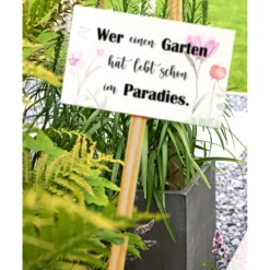 Gartenstecker Paradiesgarten