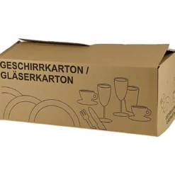 Geschirrkarton 62 x 23 x 32 cm 2er-Set