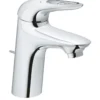 Grohe Einhand-Waschtischbatterie Eurostyle S-Size Hebel offen chrom