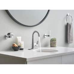 Grohe Handtuchring Essentials silber Durchmesser 18 cm
