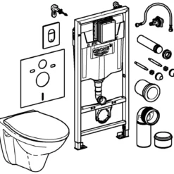 Grohe Wand-WC Komplett-Set Solido 5in1 inkl Befestigungsmaterial