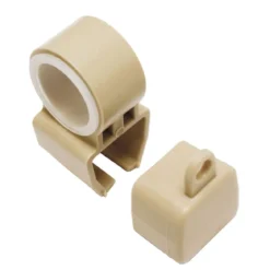 Halter/Endkappen f. U-Lauf beige