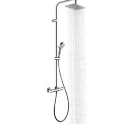 Hansgrohe Duschsystem Vernis Shape mit Thermostat chrom