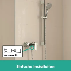 Hansgrohe Einhebel-Brausemischer Vernis Blend Aufputz chrom