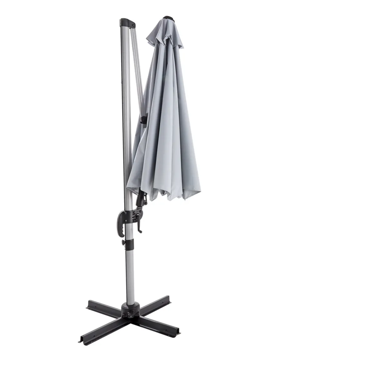 Haveson Ampelschirm Catania 300 cm silbermetallic