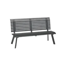 Haveson Gartenbank Halmstad anthrazit 150 x 89 x 63 cm