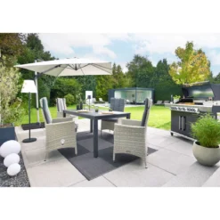 Haveson Gartentisch Bergamo BxHxT 160 x 74 x 90 cm