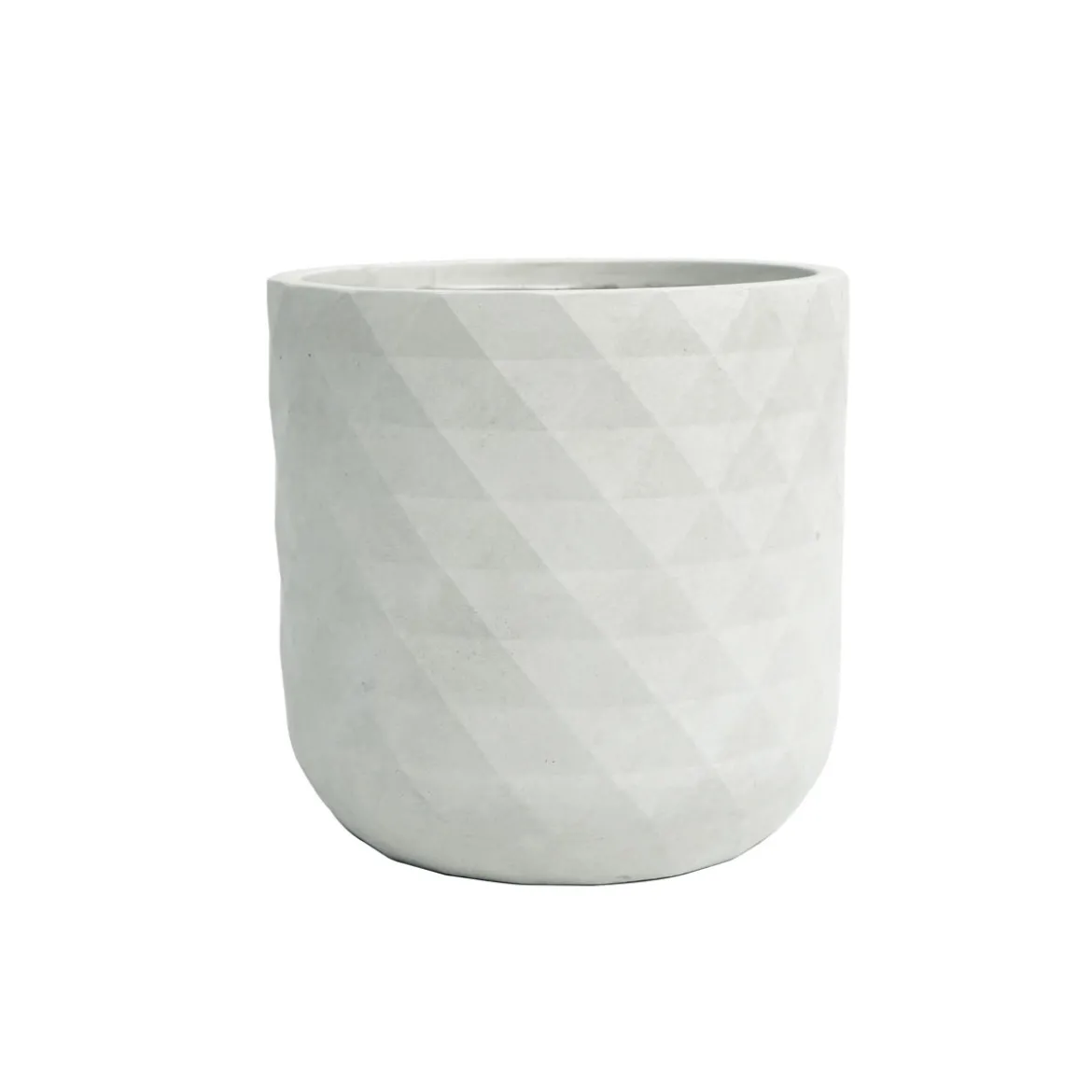 Haveson Pflanztopf Big Diamond 44 x 44 x 44 cm weiß