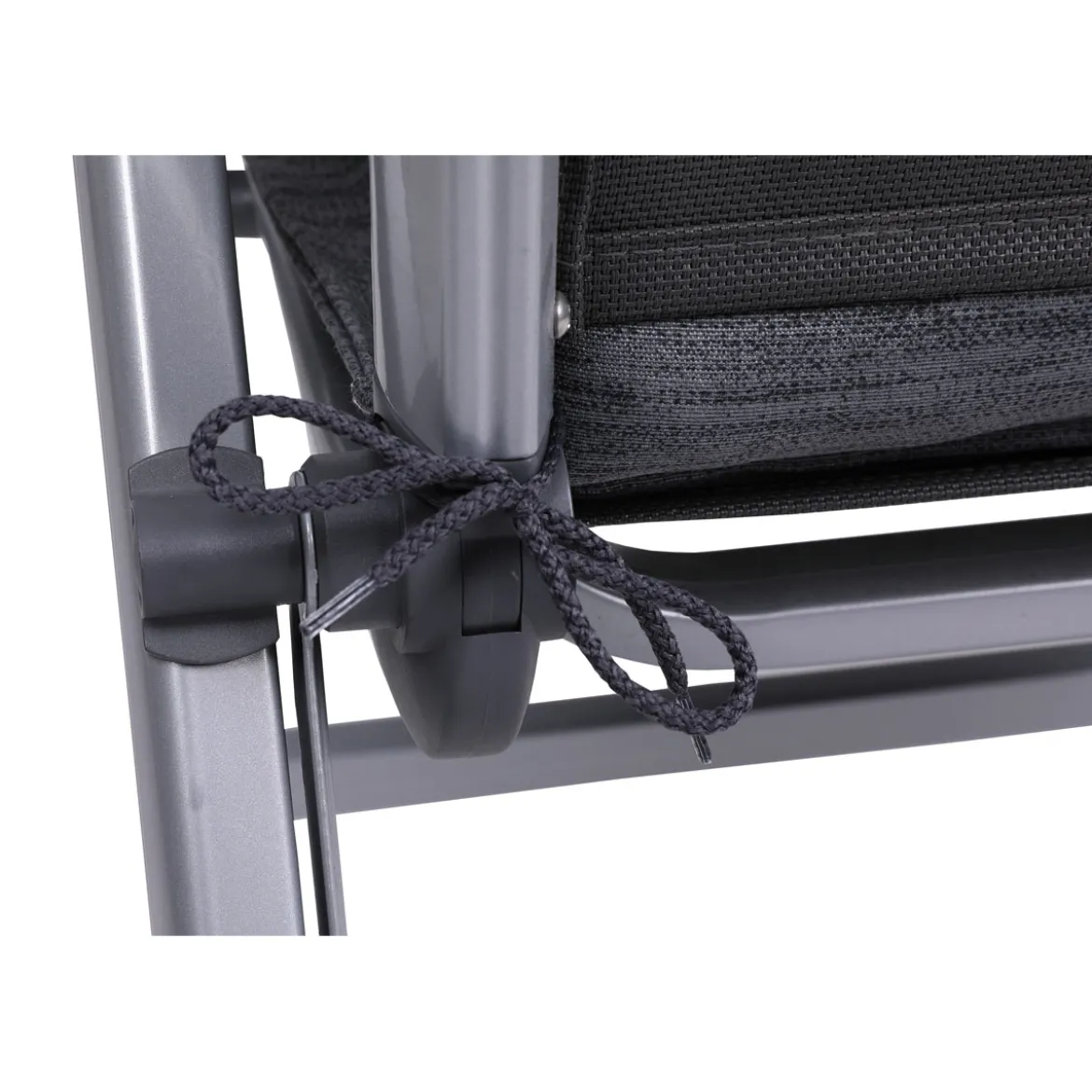 Haveson Sitzauflage Niederlehner 100x48x4cm anthrazit