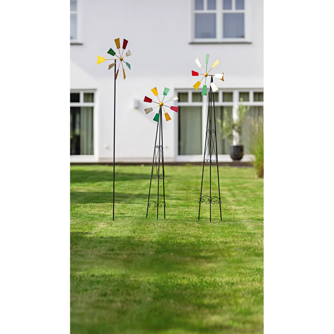 Haveson Windrad 150 cm mit Rankhilfe