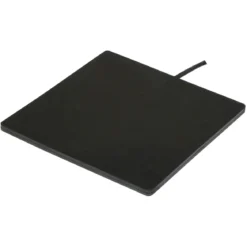 Heizplatte 24 x 0,7 x 24 cm schwarz