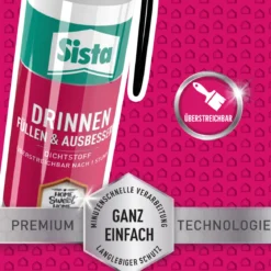 Henkel Sista Dichtstoff Füllen und Ausbessern 100 ml weiß