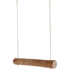 Hühnerschaukel Durchmesser 5 x 39 cm braun