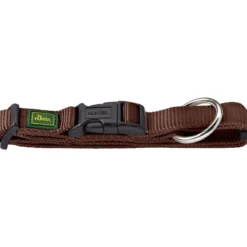 Hunter Halsung Vario Plus verstellbar braun Größe L-XL 25 mm