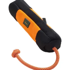Hunter Trainer Snack-Dummy mit Seil orange-schwarz 34 cm