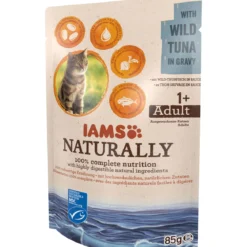 IAMS Nassfutter Naturally Katze Erwachsen Thunfisch 85 g