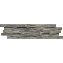Indo Beachwood Walnut Gun Smoked Inh. 10Stueck, 610x150x10-20 mm
