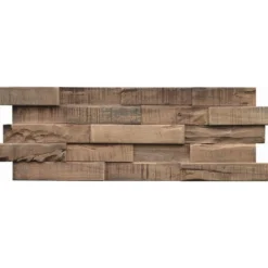 Indo Slimwood Hevea Stone Washed Inh. 9Stueck, 560x200x8-18 mm