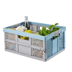 keeeper Klappbox Lea nordic blue 48,5 x 35 x 23,5 cm