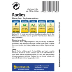 Kiepenkerl Radies Eiszapfen