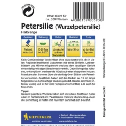 Kiepenkerl Wurzelpetersilie Halblange
