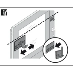 Klebehaken Universal weiß