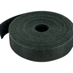 Klettband Rolle schwarz/3m