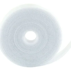Klettband Rolle weiss/3m