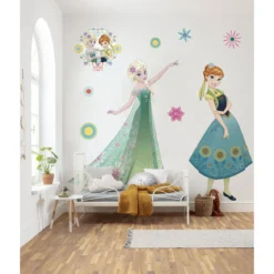 KomarSelbstklebende Vlies Wandtattoo Frozen Springtime XXL 127x200 cm