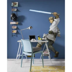 KomarSelbstklebende Vlies Wandtattoo Star Wars XXL Luke Skywalker 127x200 cm