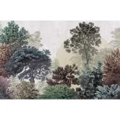KomarVlies Fototapete Bois Brumeux 400x250 cm