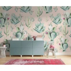KomarVlies Fototapete Cactus Rose 400x250 cm