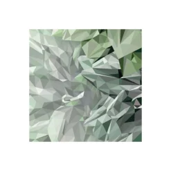 KomarVlies Fototapete Emerald Flowers 300x280 cm