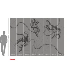 KomarVlies Fototapete Extraordinary Astronauts 400x280 cm
