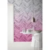 KomarVlies Fototapete Herringbone Pink 400x250 cm