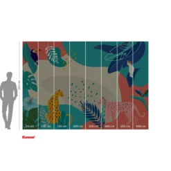 KomarVlies Fototapete Jungle Rendezvous 400x280 cm