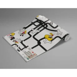 KomarVlies Fototapete Mickey Mouse Foot Labyrinth 200x280 cm