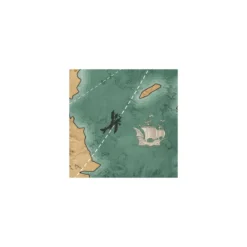 KomarVlies Fototapete Old Travel Map 300x280 cm