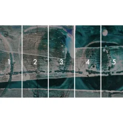 KomarVlies Fototapete Tracks Imbricating 500x280 cm